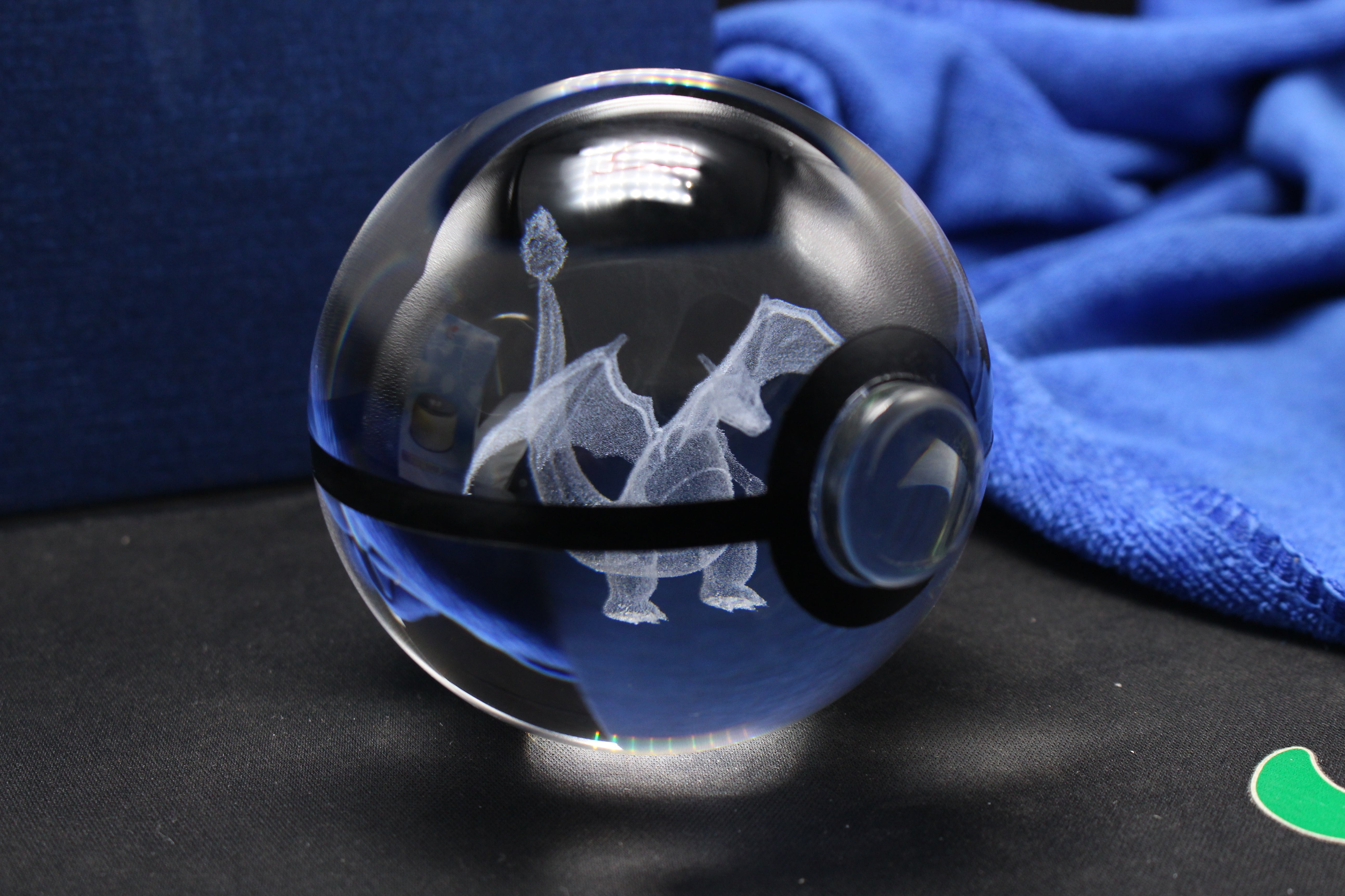 Mega Charizard X Crystal Pokeball