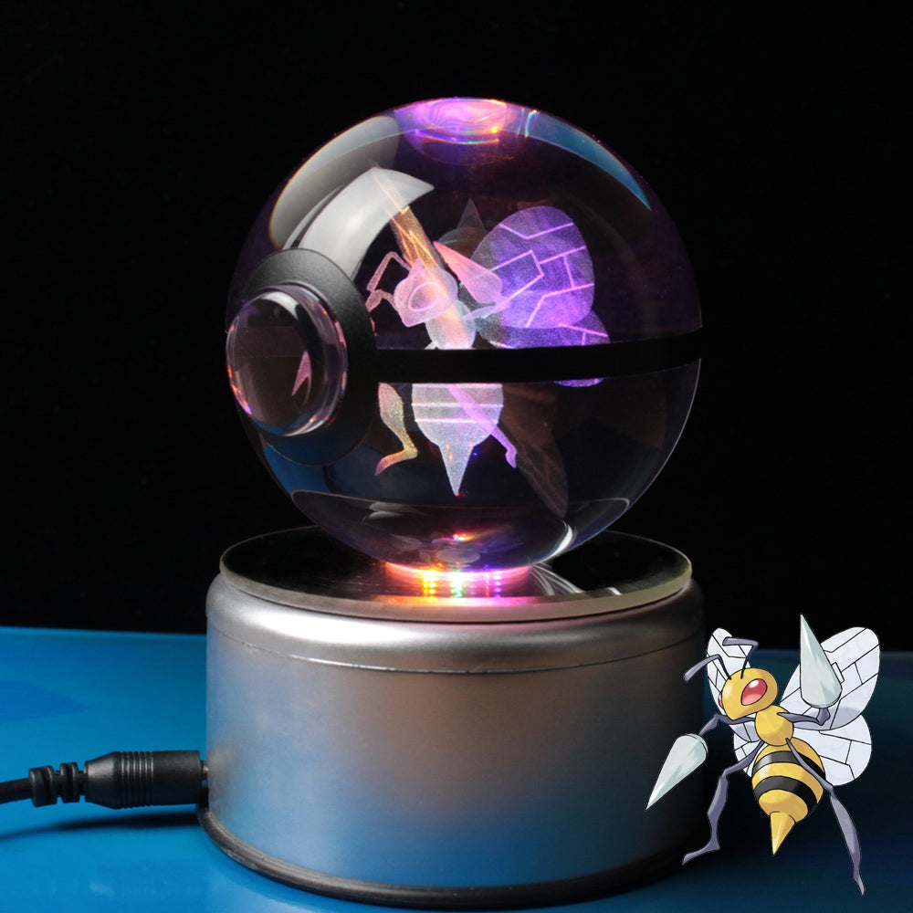 Beedrill Crystal Pokeball