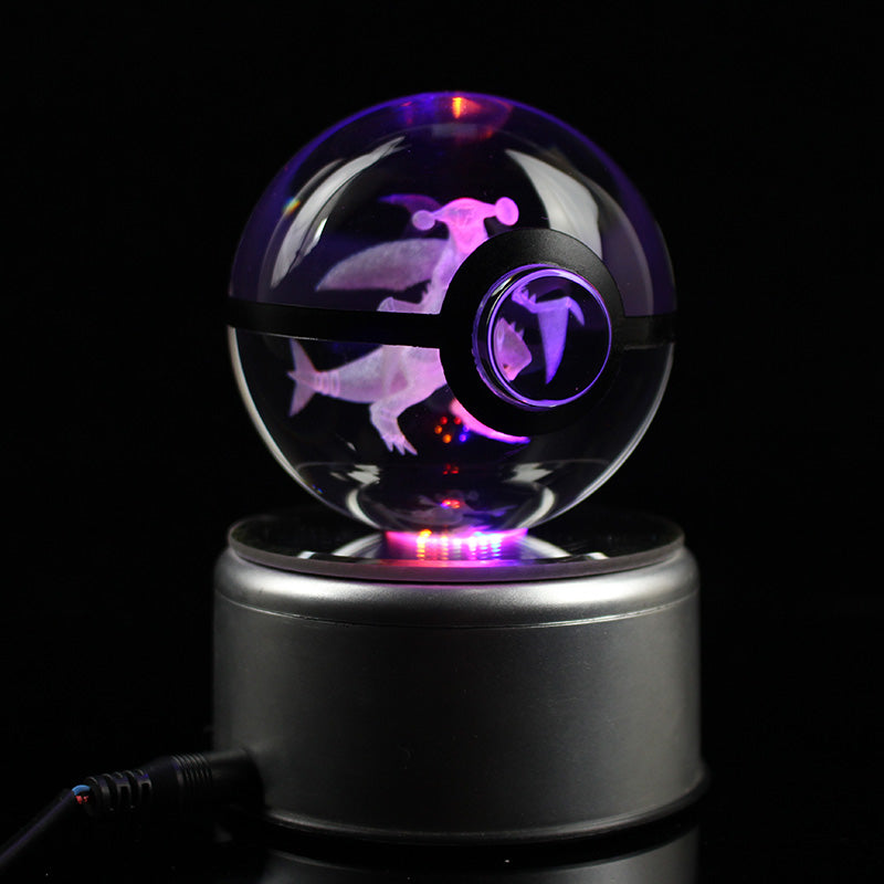 Garchomp Crystal Pokeball