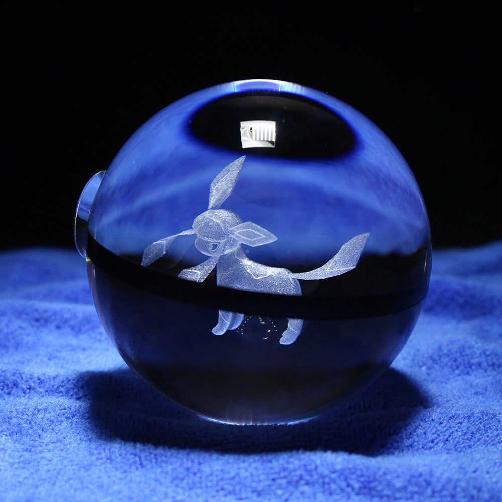 Glaceon Crystal Pokeball