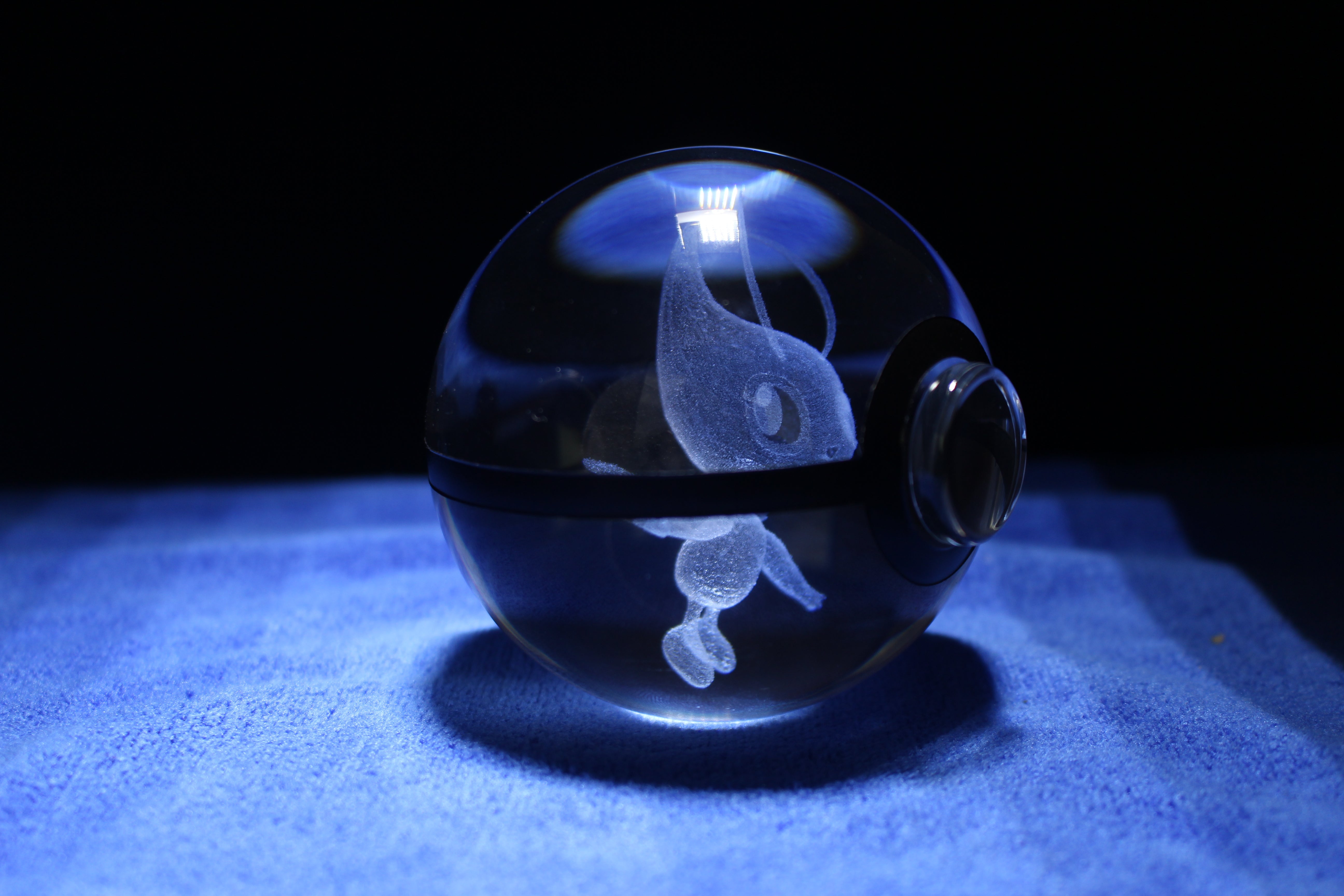 Celebi Crystal Pokeball