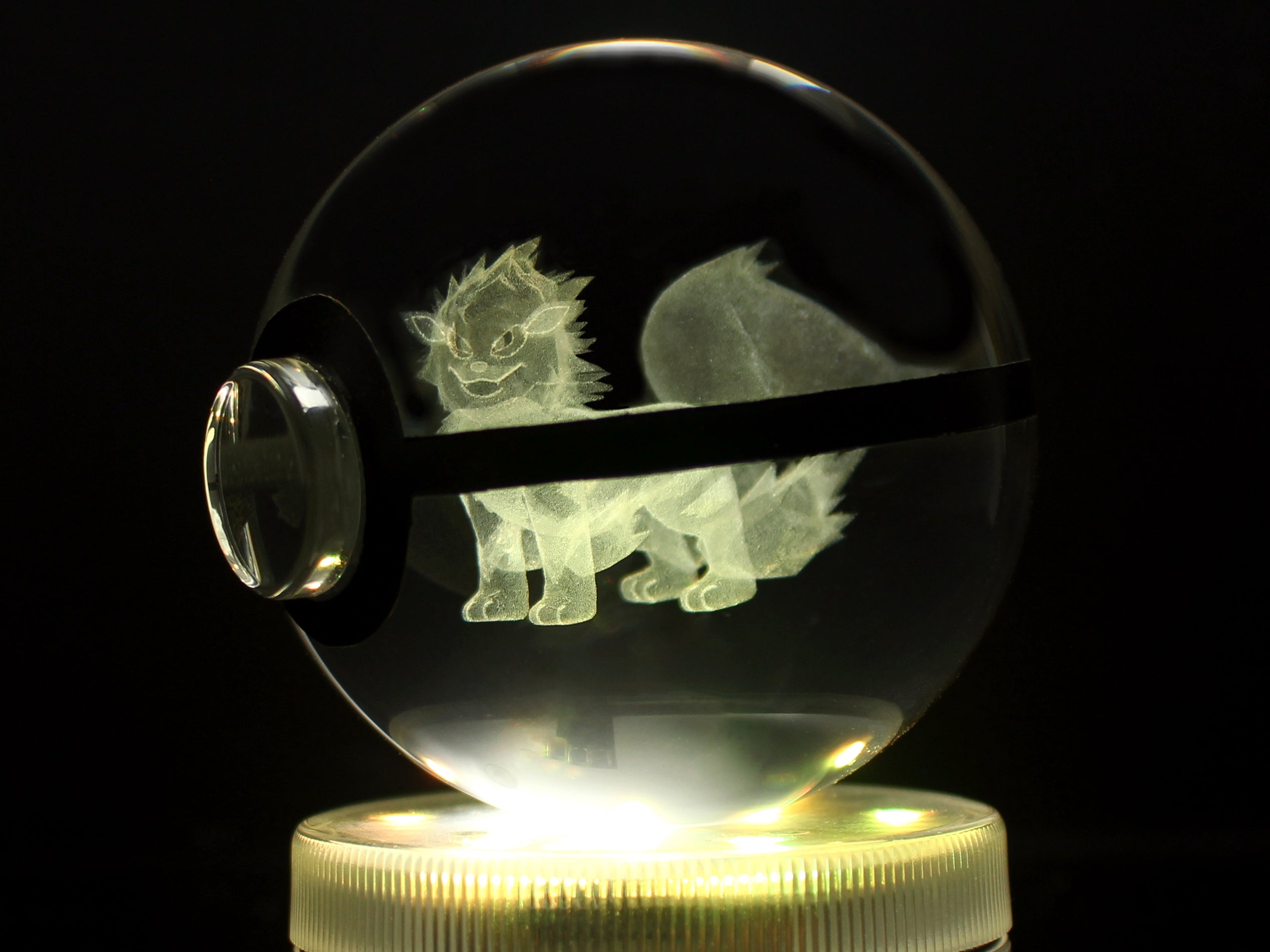 Arcanine Crystal Pokeball