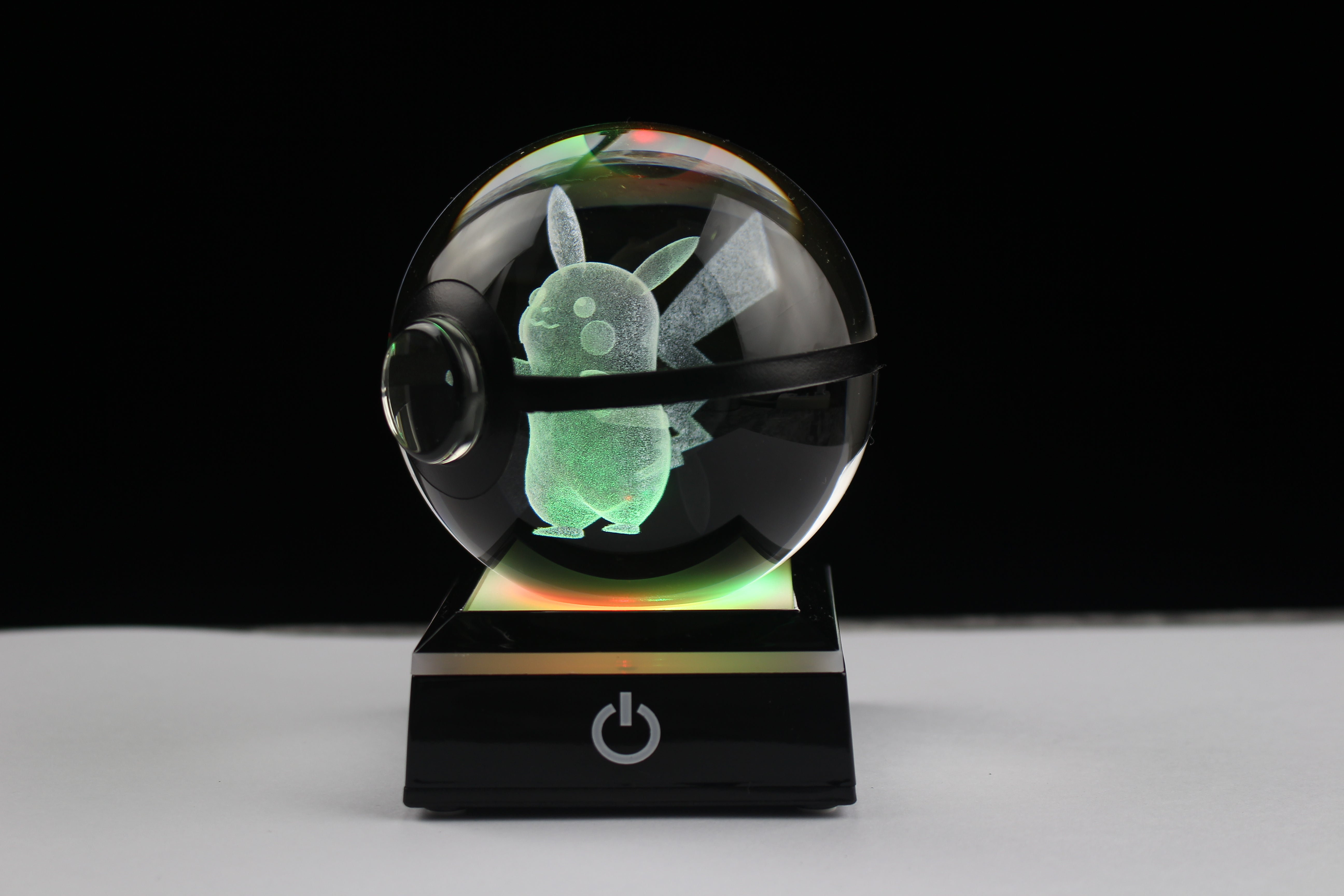 Pikachu Crystal Pokeball