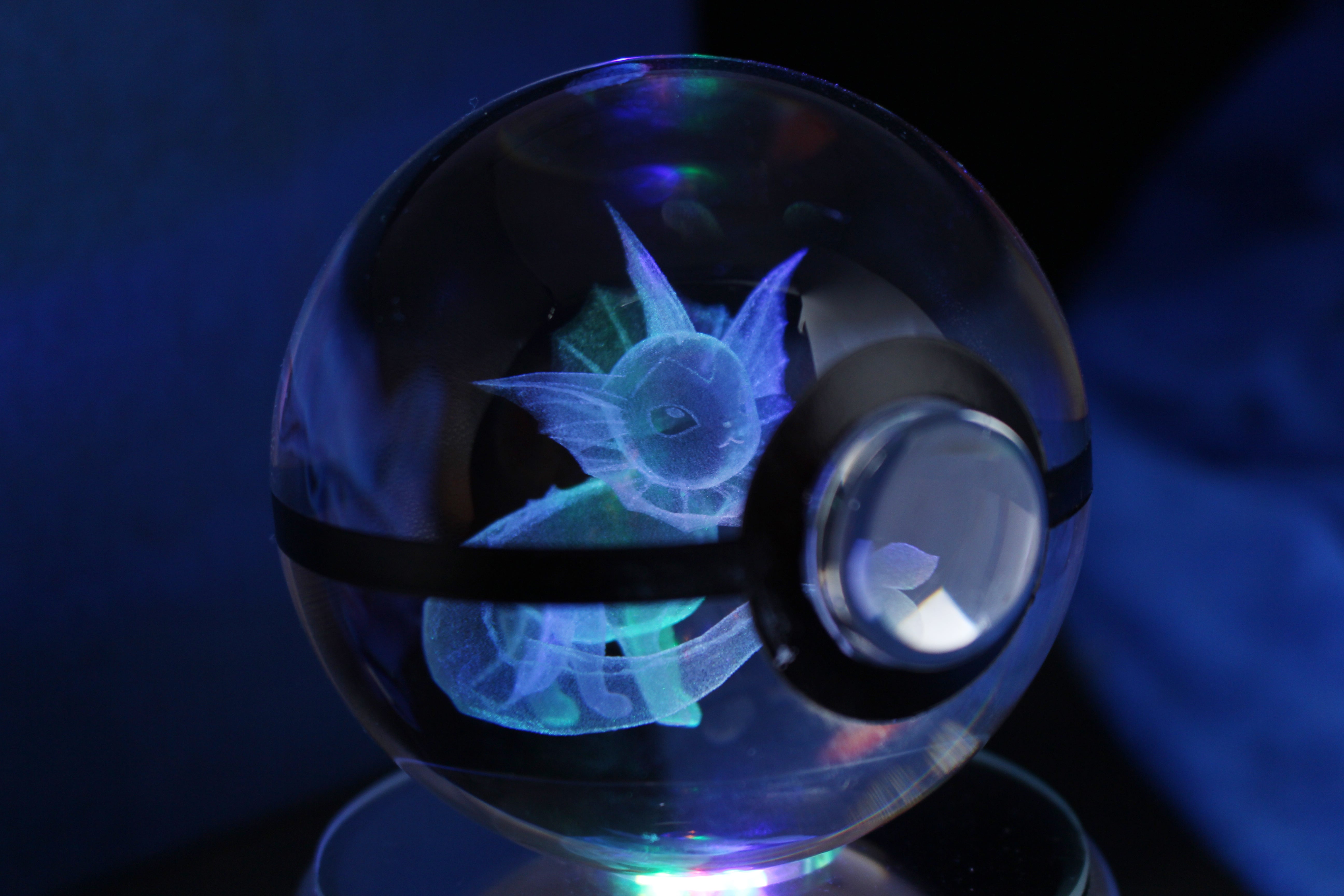 Vaporeon Crystal Pokeball