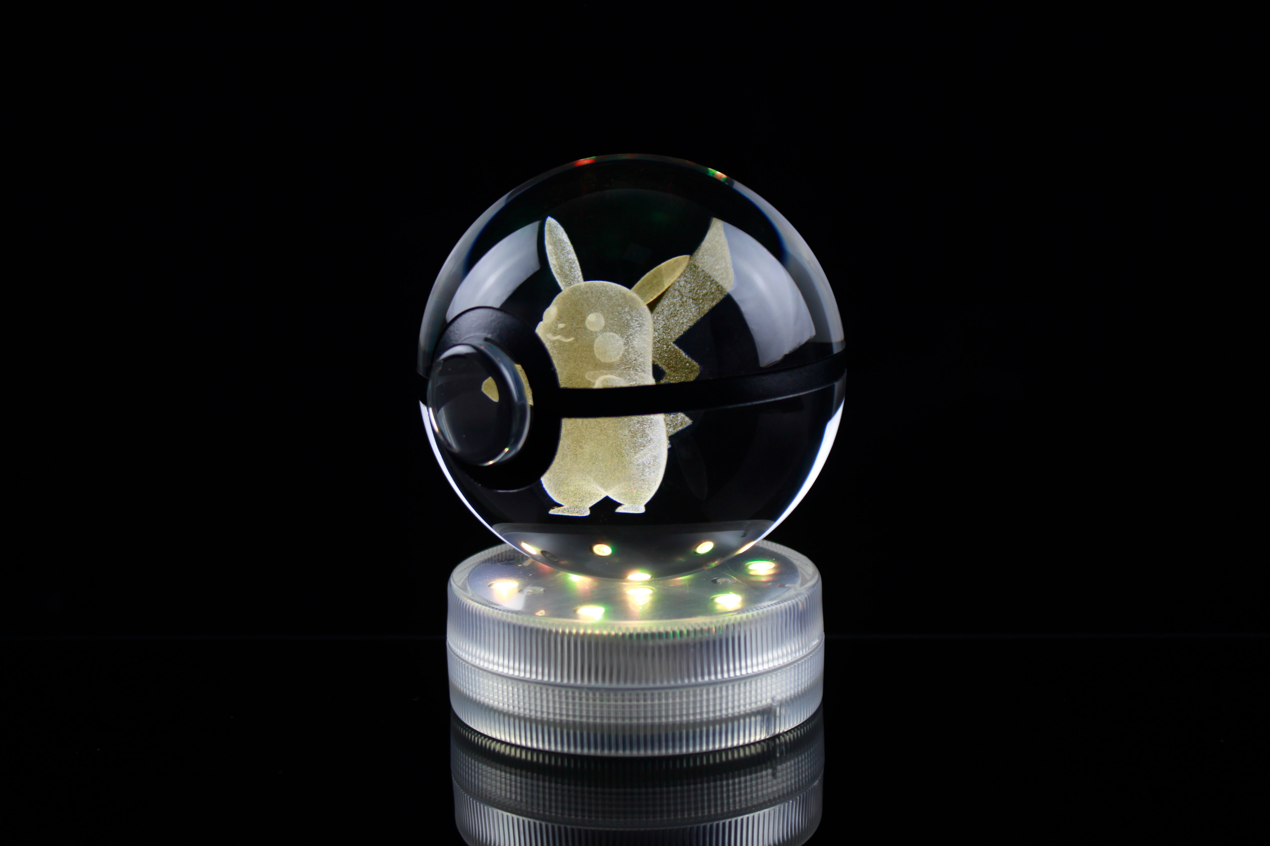 Pikachu Crystal Pokeball