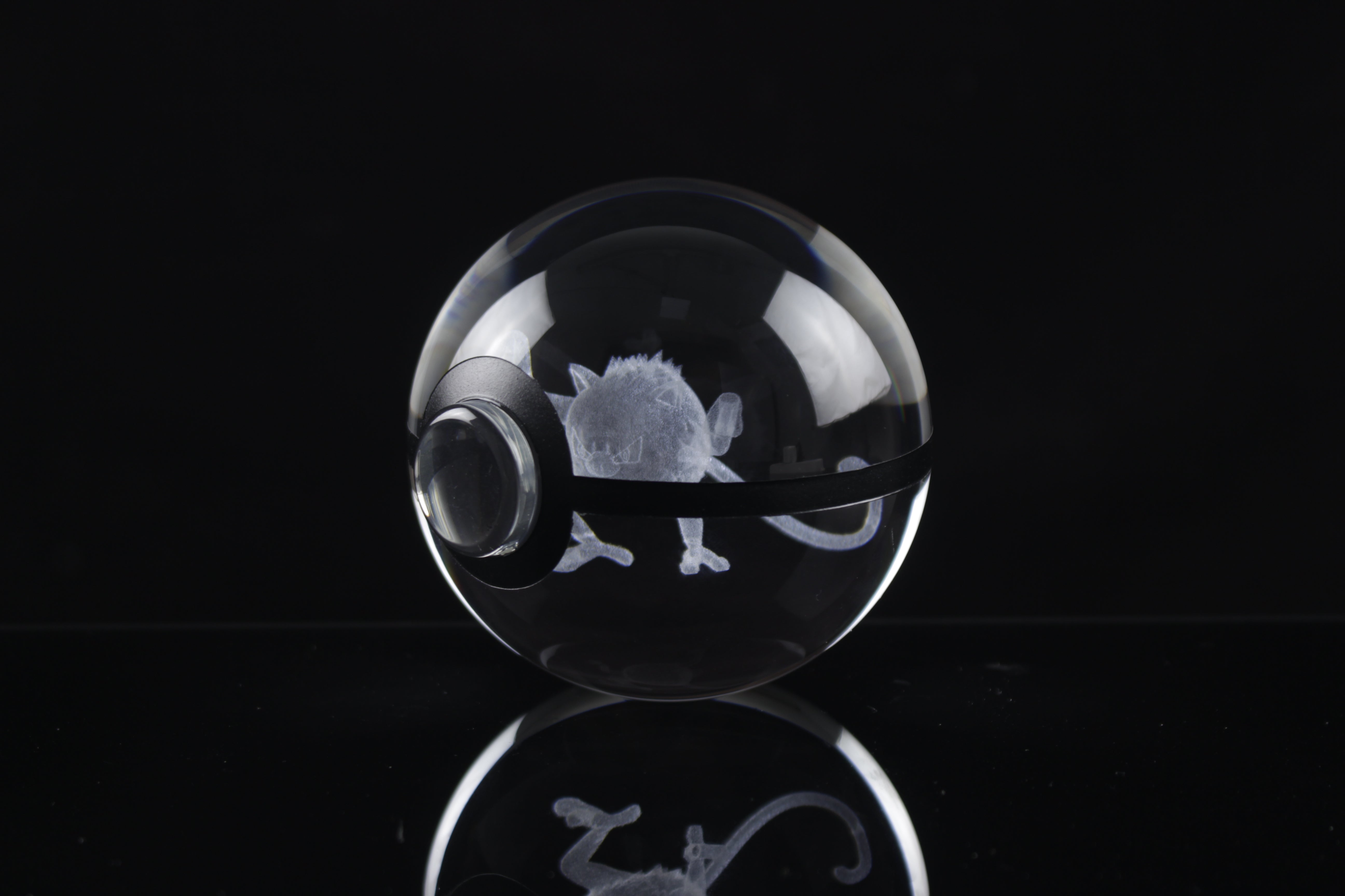 Mankey Crystal Pokeball