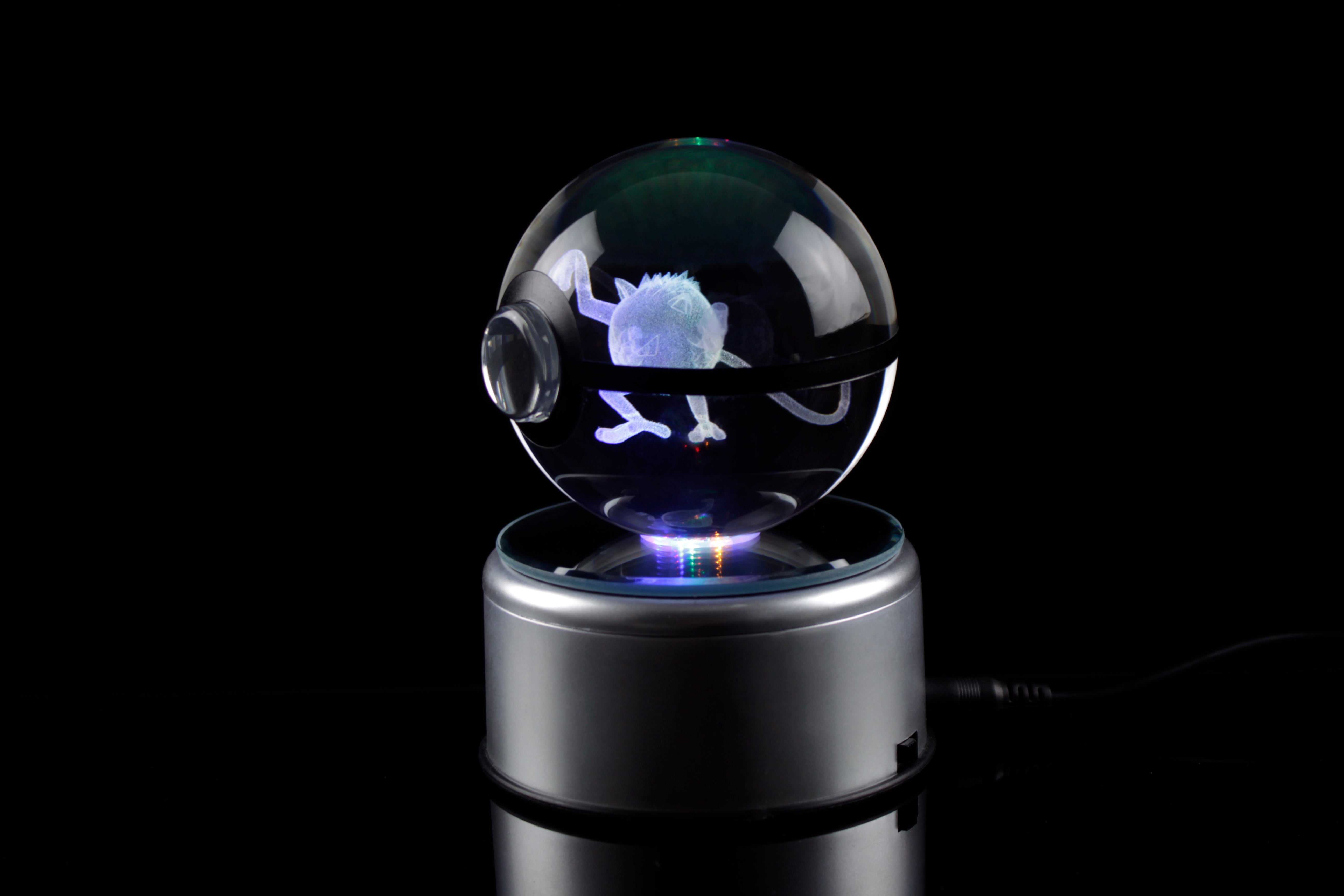 Mankey Crystal Pokeball