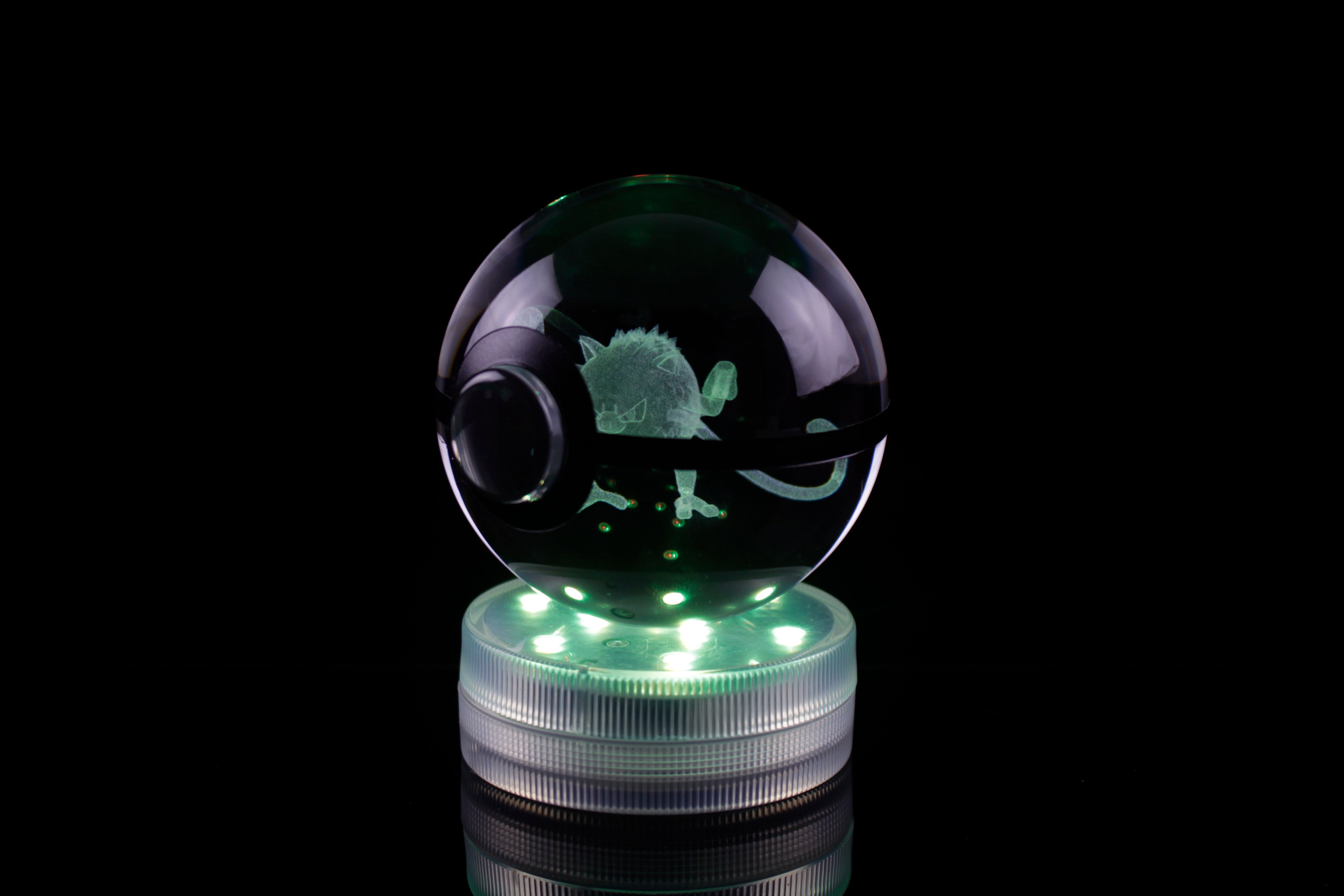 Mankey Crystal Pokeball