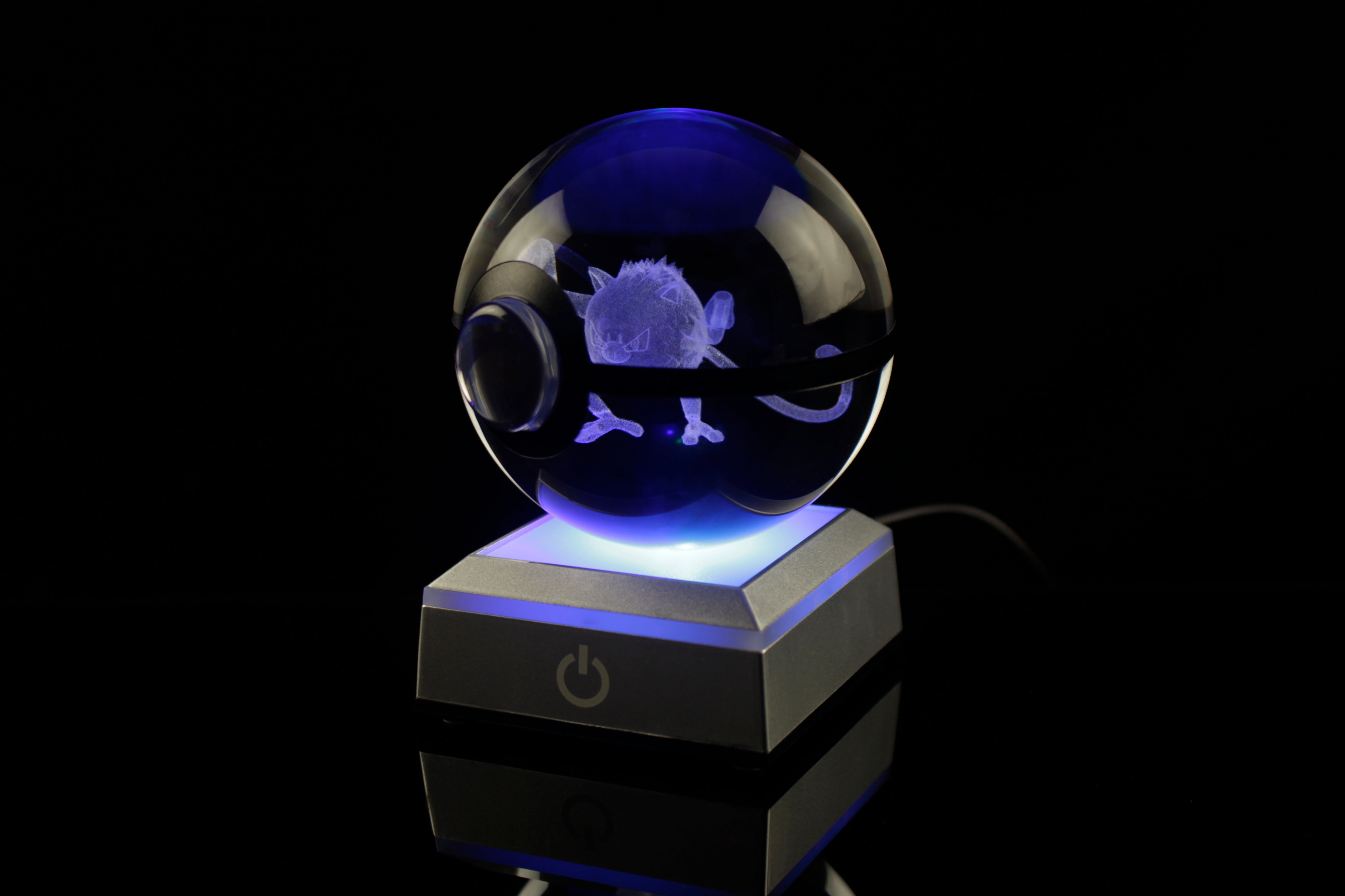 Mankey Crystal Pokeball