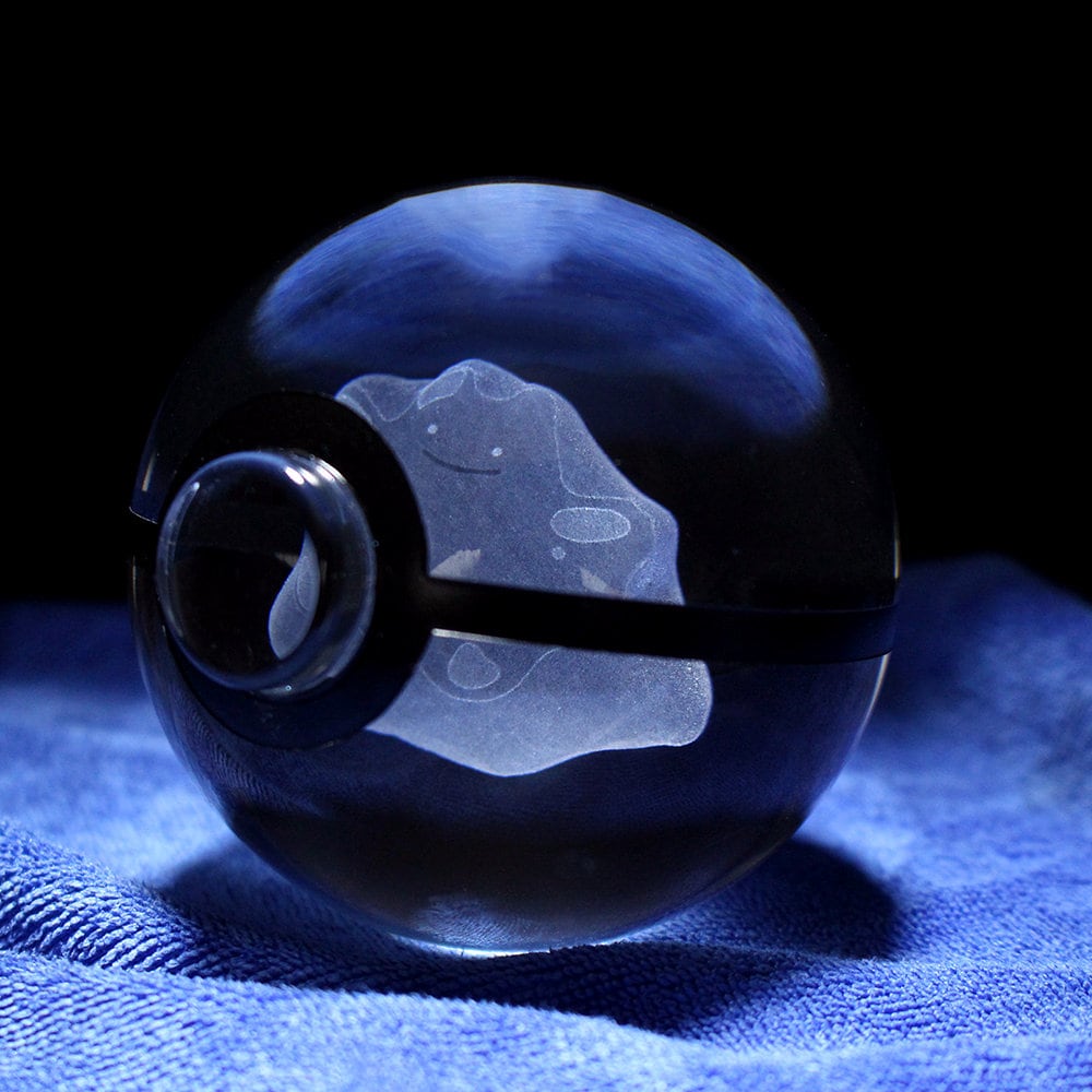 Ditto Crystal Pokeball